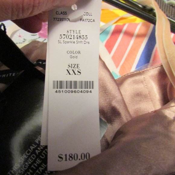 WHBM Strappy Sequin Shift Dress - Picture 14 of 16